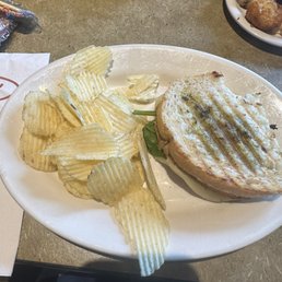 1/2 Chicken Panini (Manager's Special) with side salad 1/2 Chicken Panini (Manager's Special) with side salad