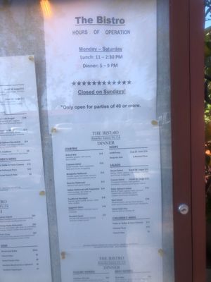 Menu photo 1 Rancho Santa Fe Bistro Rancho Santa Fe, CA Menu photo 1 Rancho Santa Fe Bistro Rancho Santa Fe, CA