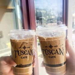 Tuscan Cafe - Iced pistachio latte
