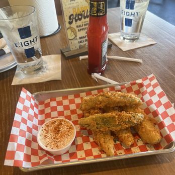Gold Feather - Fried pickles - Beer Bar Near Me - San Antonio, Texas