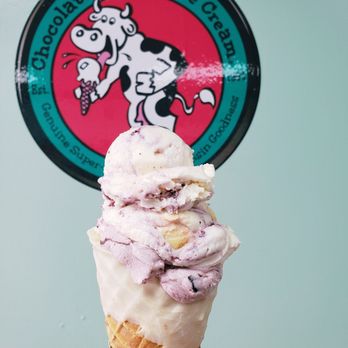 Chocolate Shoppe Ice Cream - Blueberry Cheesecake Ice Cream with a White Chocolate Waffle Cone - Ice Cream & Frozen Yogurt Near Me - Skokie, Illinois Chocolate Shoppe Ice Cream - Blueberry Cheesecake Ice Cream with a White Chocolate Waffle Cone - Ice Cream & Frozen Yogurt Near Me - Skokie, Illinois