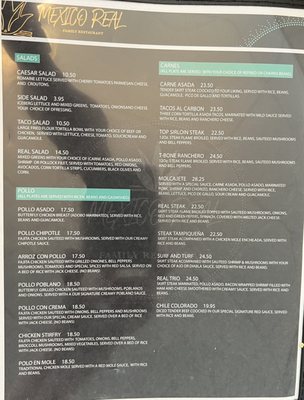 Menu photo 8 Mexico Real Colorado Springs, CO Menu photo 8 Mexico Real Colorado Springs, CO