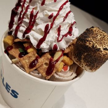 ICICLES - 1/2/19 Yelpers, Can you guess some of the toppings?? - Ice Cream & Frozen Yogurt Near Me - Albuquerque, New Mexico