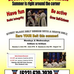 Desert Dragons Kenpo Karate - What is your kiddo doing this summer?