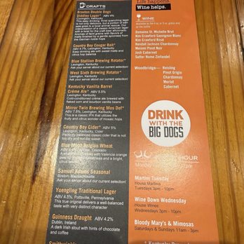 Double Dogs - Menu - Sports Bars Near Me - Lexington, Kentucky Double Dogs - Menu - Sports Bars Near Me - Lexington, Kentucky