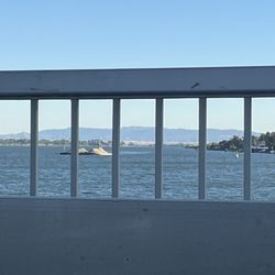 Rio Vista Bridge - Gravel carrier crossing