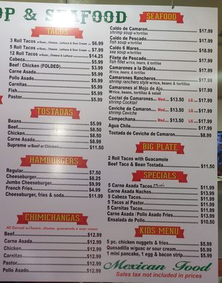 Menu photo 3 La Morena Taco Shop San Diego, CA Menu photo 3 La Morena Taco Shop San Diego, CA