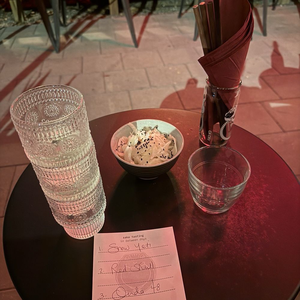 In Between Days - Sake tasting and fennel pickle. - Cocktail Bars Near Me - St. Petersburg, Florida In Between Days - Sake tasting and fennel pickle. - Cocktail Bars Near Me - St. Petersburg, Florida