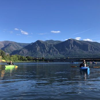 Pedal & Paddle - A view from the dock - Rafting/Kayaking Near Me - Hood River, Oregon Pedal & Paddle - A view from the dock - Rafting/Kayaking Near Me - Hood River, Oregon