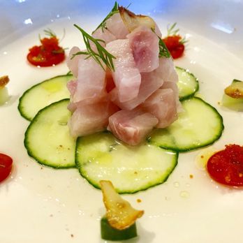 LUVI Restaurant - The Snow White. White fish ceviche, fried garlic, yuzu sauce - Asian Fusion Near Me - New Orleans, Louisiana LUVI Restaurant - The Snow White. White fish ceviche, fried garlic, yuzu sauce - Asian Fusion Near Me - New Orleans, Louisiana
