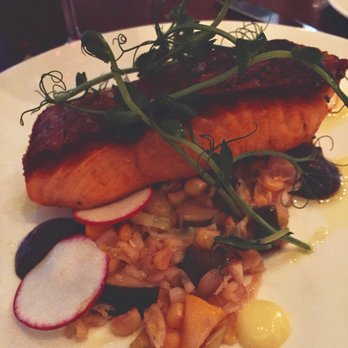 Metropole - Seared Verlasso Salmon - New American Near Me - Cincinnati, Ohio Metropole - Seared Verlasso Salmon - New American Near Me - Cincinnati, Ohio