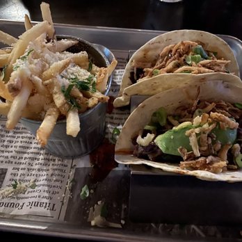 Market Place Tavern - Brookfield - Pulled Short Rib Taco** and the truffle fries - SO good! - New American Near Me - Brookfield, Connecticut Market Place Tavern - Brookfield - Pulled Short Rib Taco** and the truffle fries - SO good! - New American Near Me - Brookfield, Connecticut