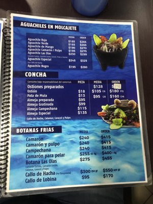 Menu photo 4 Mariscos Las Olas Mexicali, BCN Menu photo 4 Mariscos Las Olas Mexicali, BCN