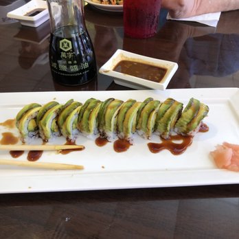 Wasabi Sushi & Noodles - Caterpillar Roll - Sushi Bars Near Me - Mobile, Alabama Wasabi Sushi & Noodles - Caterpillar Roll - Sushi Bars Near Me - Mobile, Alabama