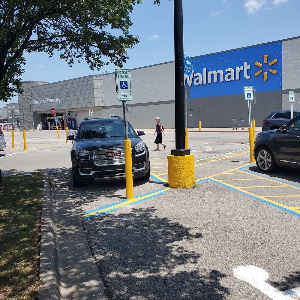 Walmart Supercenter - cars parked in a parking lot - Department Stores Near Me - Austin, Texas Walmart Supercenter - cars parked in a parking lot - Department Stores Near Me - Austin, Texas
