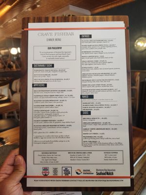 Menu photo 7 Crave Fishbar New York, NY Menu photo 7 Crave Fishbar New York, NY