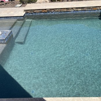 Bullfrog Pool Tile Cleaning - Finished product - Pool Cleaners Near Me - Peoria, Arizona