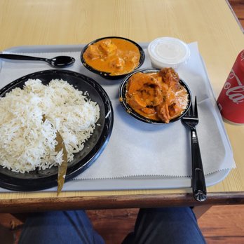 Bombay Cafe - Lunch special with butter chicken. - Indian Near Me - Fairfax, Virginia