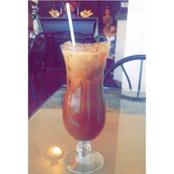 Freshly Thai - Really yummy iced Thai coffee.