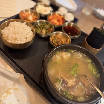 Woodam - Collagen Gomtang - Korean Beef Bone Soup - Korean Near Me - Flushing, New York Woodam - Collagen Gomtang - Korean Beef Bone Soup - Korean Near Me - Flushing, New York