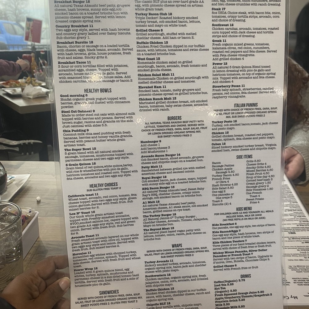My Cafe Breakfast & Lunch - Menu - Breakfast & Brunch Near Me - Fort Worth, Texas