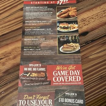 MILLER’S ALE HOUSE - Updated January 2026 - 352 Photos & 442 Reviews