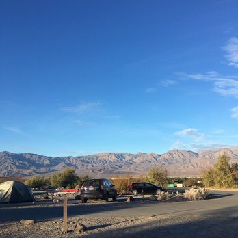 Texas Spring Campground - View from site 23 - Campgrounds Near Me - Death Valley, California