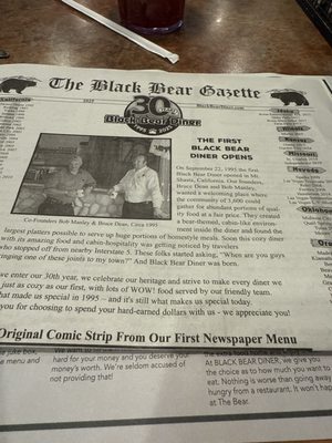 Menu photo 2 Black Bear Diner Twin Falls Twin Falls, ID Menu photo 2 Black Bear Diner Twin Falls Twin Falls, ID