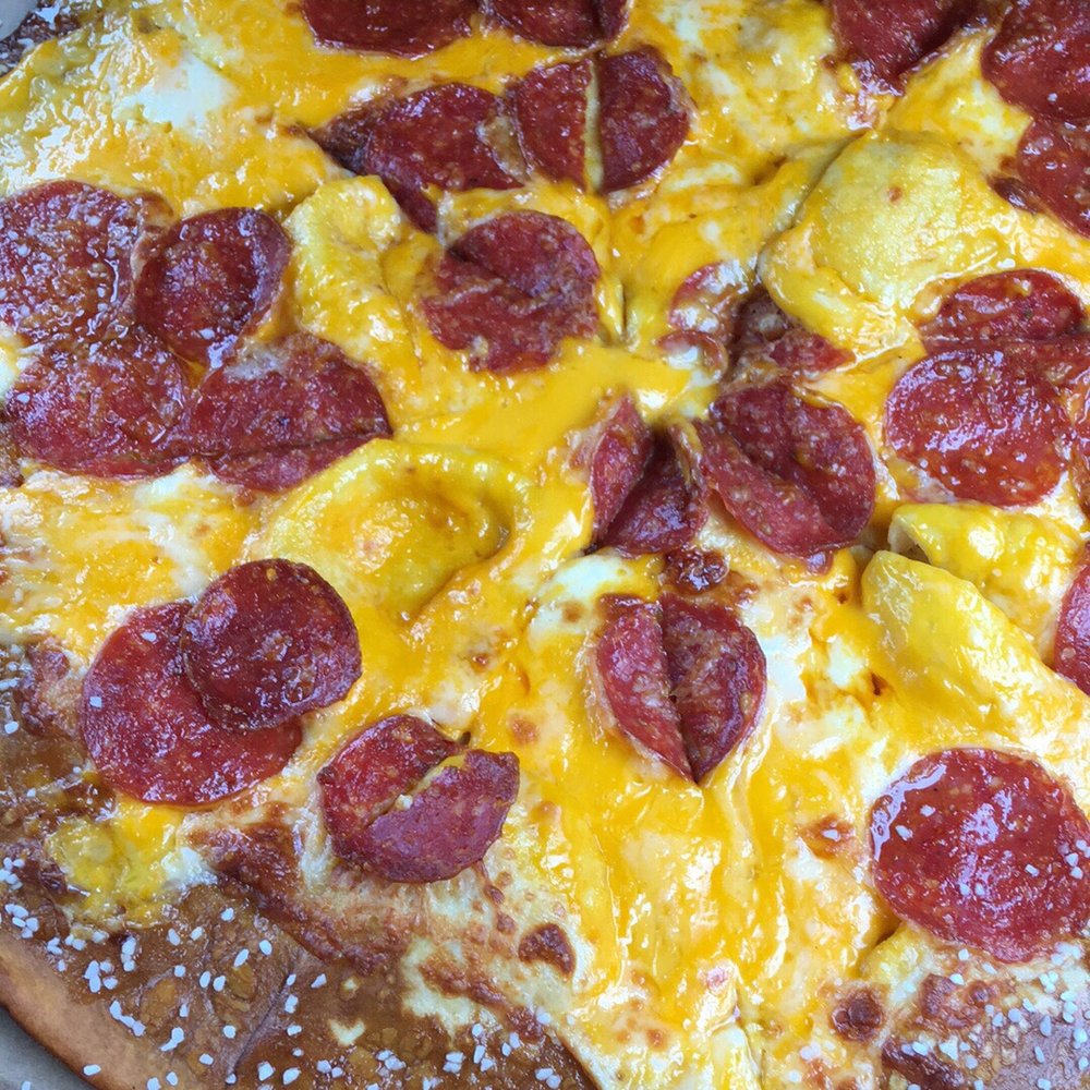 pepperoni and cheese pizza pepperoni and cheese pizza