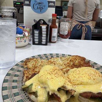 The Cup Cafe - Bacon avocado Benedict - Breakfast & Brunch Near Me - Reno, Nevada