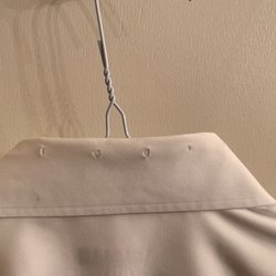 Clear Cleaners - Holes in men's dress shirt done at Clear Cleaners in Salisbiry Md.