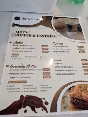 Menu photo 8 MOTW Coffee and Pastries Fishers, IN