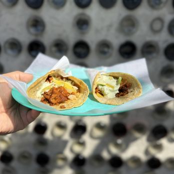 The Taco Stand - Al Pastor Tacos (rotisserie marinated pork, cilantro, onion, salsa cilantro and pineapple) - Mexican Near Me - San Diego, California The Taco Stand - Al Pastor Tacos (rotisserie marinated pork, cilantro, onion, salsa cilantro and pineapple) - Mexican Near Me - San Diego, California