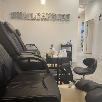 Nail Candy Shop - Pedicure station - Nail Salons Near Me - Columbia, Maryland