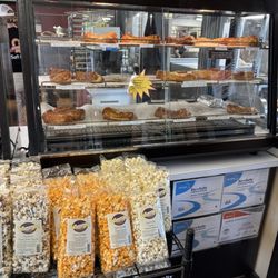 Dutch Country Soft Pretzels - Here's where the pretzel sandwiches are displayed.