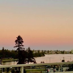 Sunset on the rooftop