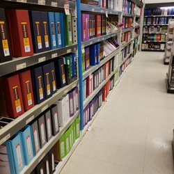Office Depot - Binders as far as the eye can see!!
