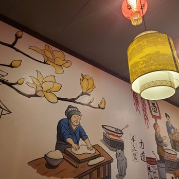 Ma's Dumpling House - Love the artwork in this restaurant - Dim Sum Near Me - Anaheim, California