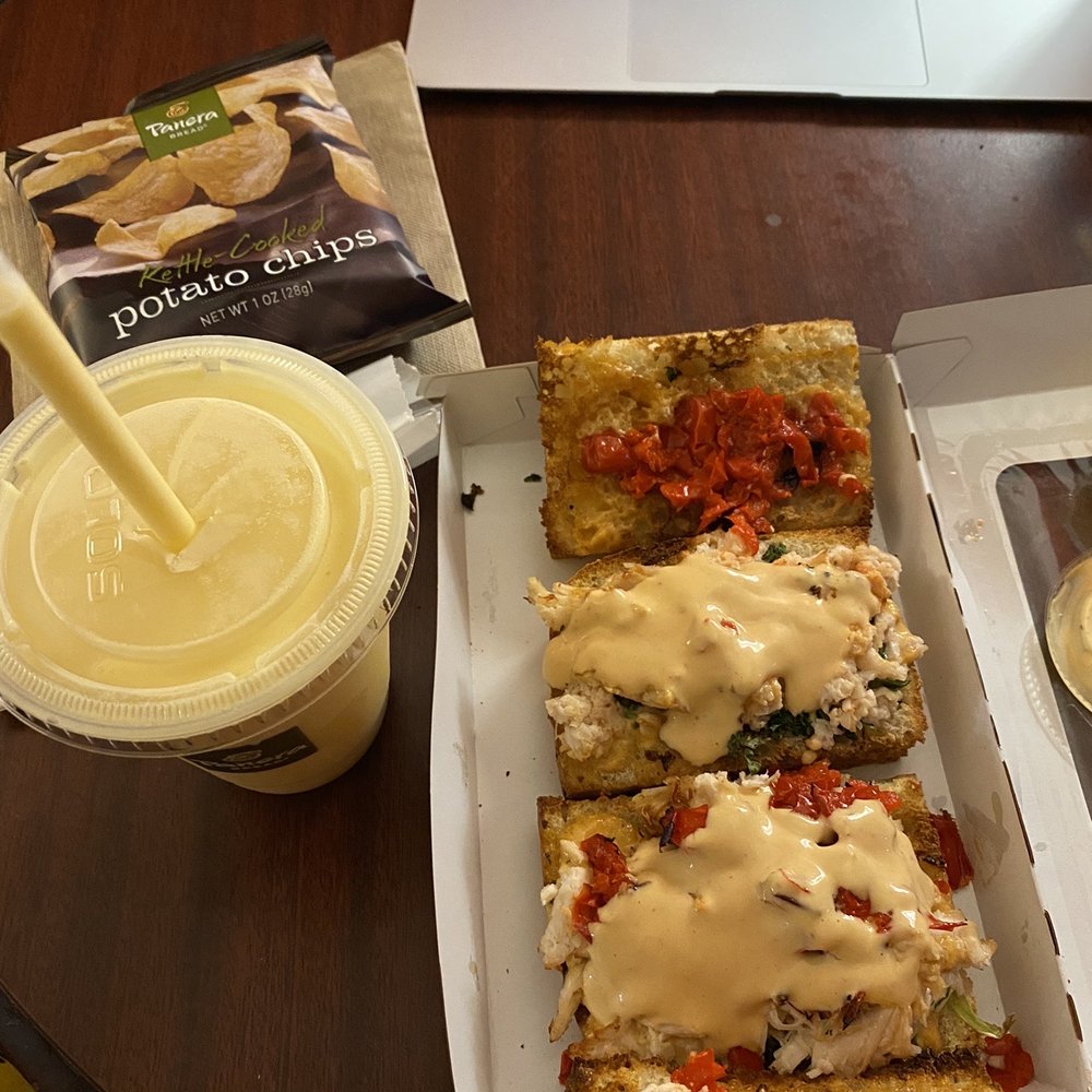 Mango Smoothie and chicken chipotle sandwich. Mango Smoothie and chicken chipotle sandwich.