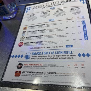 Yard House - Menu - New American Near Me - Las Vegas, Nevada