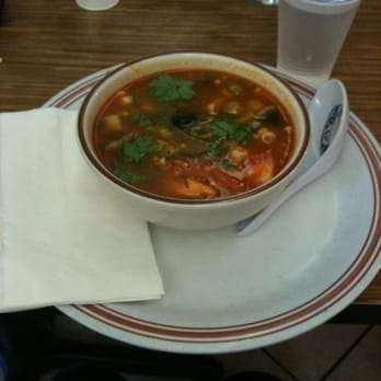 Thai Basil Cuisine - Tom yum soup with chicken - Thai Near Me - Berkeley, California