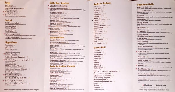 Menu photo 8 Fusha Asian Bistro Metuchen, NJ Menu photo 8 Fusha Asian Bistro Metuchen, NJ