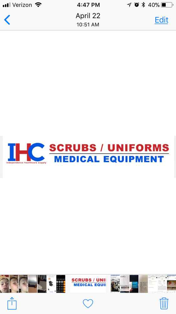 IHC SUPPLY SCRUBS Updated October 2024 3911 Central Ave, Hot