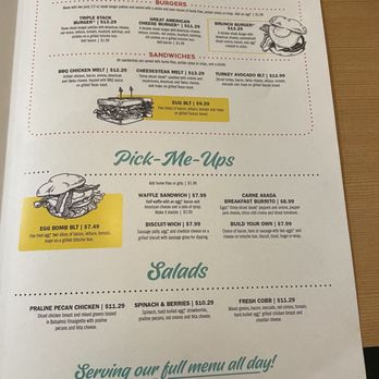 Eggs Up Grill - Breakfast menu - Breakfast & Brunch Near Me - Conway, South Carolina Eggs Up Grill - Breakfast menu - Breakfast & Brunch Near Me - Conway, South Carolina