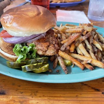 Herbie's Bar and Chowder House - Grilled chicken burger - Bars Near Me - Marathon, Florida Herbie's Bar and Chowder House - Grilled chicken burger - Bars Near Me - Marathon, Florida