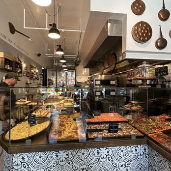 Casa Barotti - a variety of pizzas on display - Italian Near Me - Berkeley, California