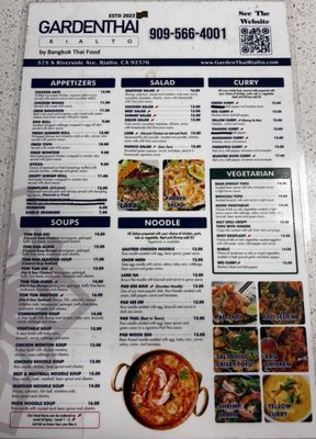 Menu photo 3 Garden Thai Rialto Rialto, CA Menu photo 3 Garden Thai Rialto Rialto, CA