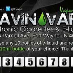 Cravin Vapes - Purchase any 10 bottles of e-liquid and get a free 10ml bottle of your choice!