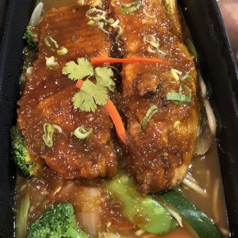 Thai 2 Express - Fish w/ 3 flavored sauce - Thai Near Me - Lake Worth, Florida
