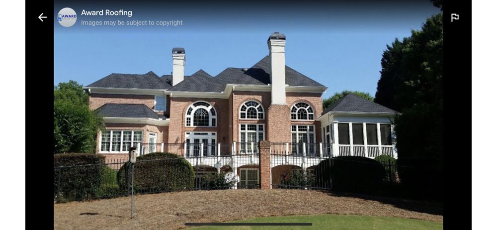 Slide of Award Roofing